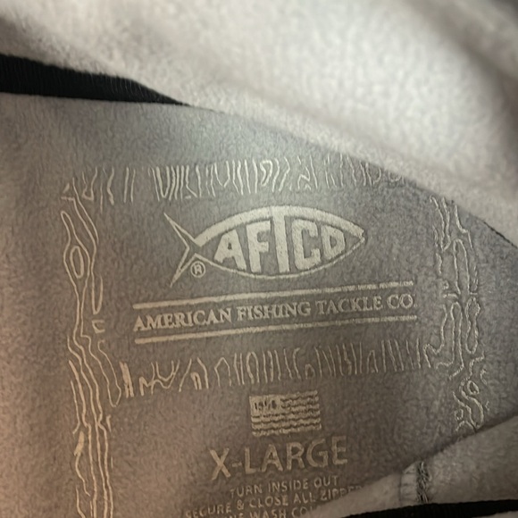 Men’s AFTCO Vesto Vest. XL Gray. NWT - Picture 6 of 7